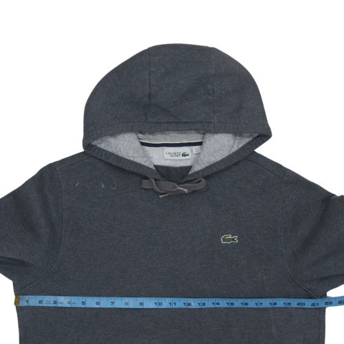 Lacoste Sport Men’s Grey Pullover Hoodie L Regular Fit