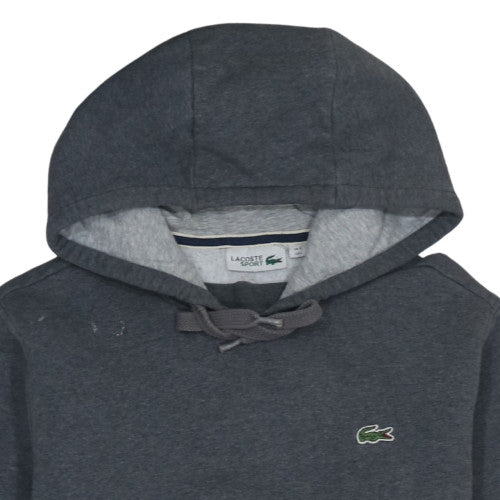 Lacoste Sport Men’s Grey Pullover Hoodie L Regular Fit