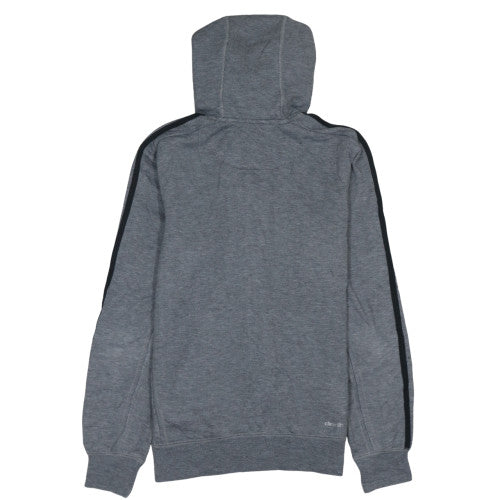 Adidas Men’s Grey Full Zip Hoodie XS Climalite Sports Essential