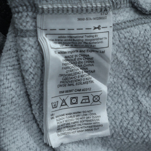 Adidas Men’s Grey Full Zip Hoodie XS Climalite Sports Essential