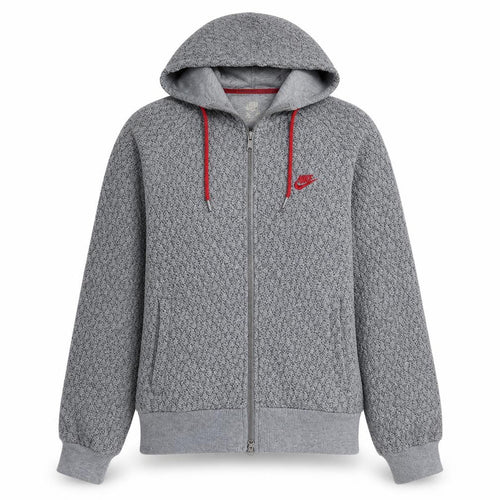 Nike Women Grey Full Zip Hoodie Sweatshirt XL Lined Hooded Casual