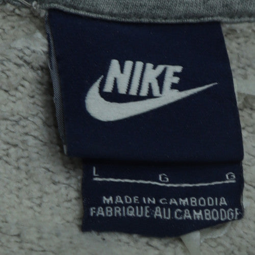 Nike Men's Grey Crew Neck Regular Fit Sweatshirt Size L