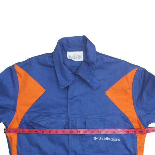 e-distribuzione Men's Blue Workwear Cotton Jacket Size 46 Regular