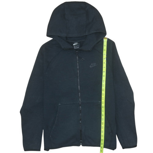Nike Men’s Black Full Zip Fleece Hoodie M Regular Fit