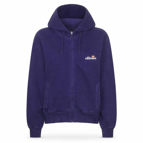 Ellesse Women's Purple Full Zip Hoodie Size 12 Cotton Blend