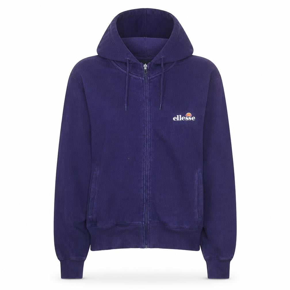 Ellesse Women's Purple Full Zip Hoodie Size 12 Cotton Blend