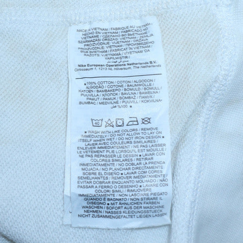 Nike Men's White Crew Neck Pullover Sweatshirt L