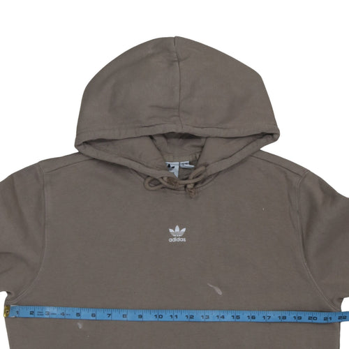 Adidas Womens Brown Pullover Hoodie Size 14 Hooded Sweatshirt