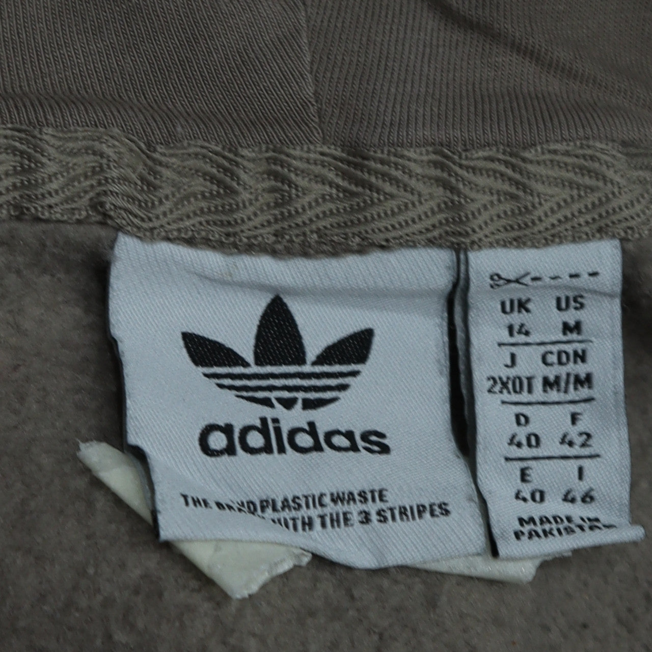 Adidas Womens Brown Pullover Hoodie Size 14 Hooded Sweatshirt