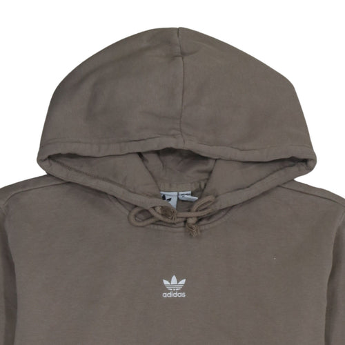 Adidas Womens Brown Pullover Hoodie Size 14 Hooded Sweatshirt