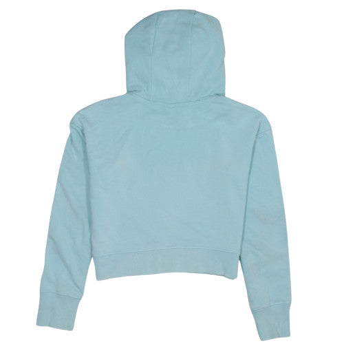 Nike Girls Blue Pullover Hoodie Large Cotton Blend Sweatshirt
