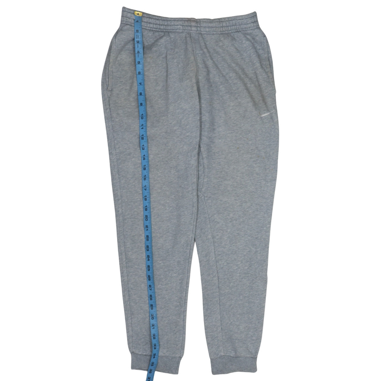 Nike Mens Grey Cotton Blend Jogger Sweatpants L Regular Fit