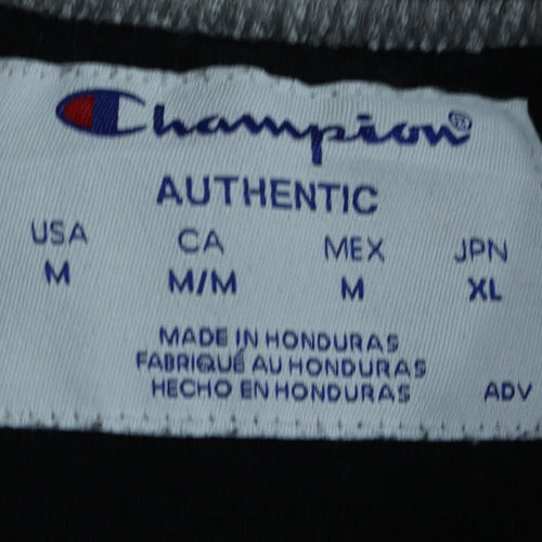 Champion Men's Grey Pullover Sweatshirt M Regular Fit Crew Neck