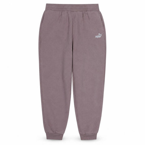Puma Womens Mauve Jogger Sweatpants L Elastic Waist Casual Trousers