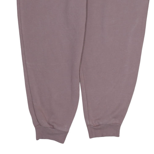 Puma Womens Mauve Jogger Sweatpants L Elastic Waist Casual Trousers