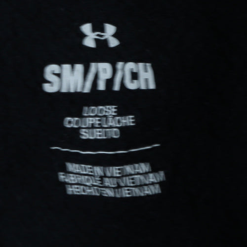 Under Armour Mens Black Small 1/2 Zip Fleece Sweatshirt