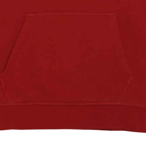 Nike Men's Red 1/4 Zip Sweatshirt L Embroidered Broomfield Soccer Club