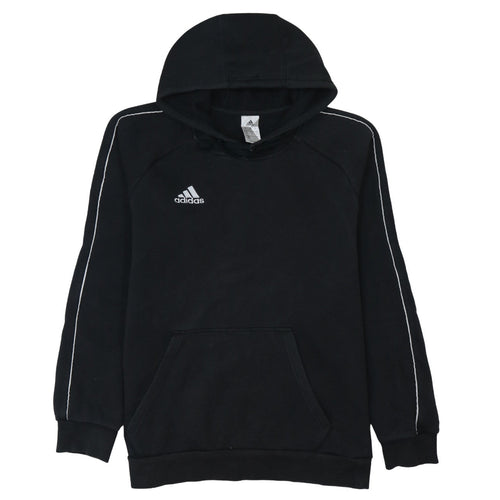 Adidas Men's Black Pullover Hoodie M Sports Fleece Sweatshirt