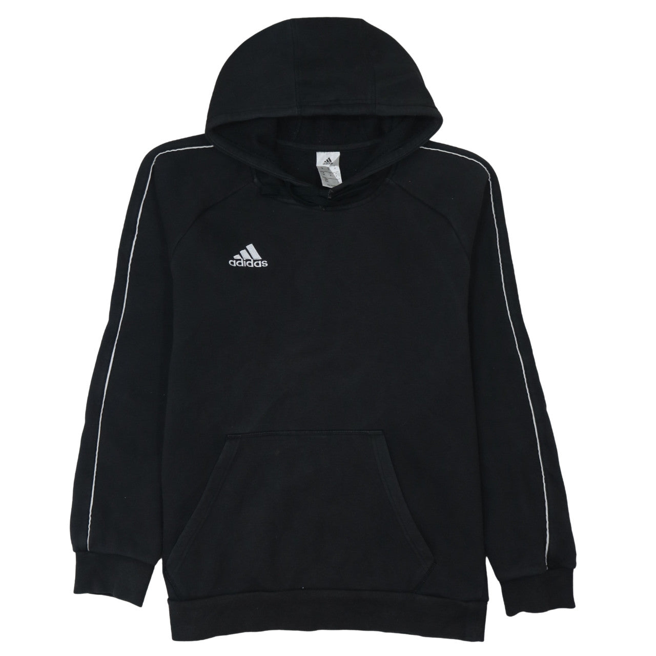 Adidas Men's Black Pullover Hoodie M Sports Fleece Sweatshirt