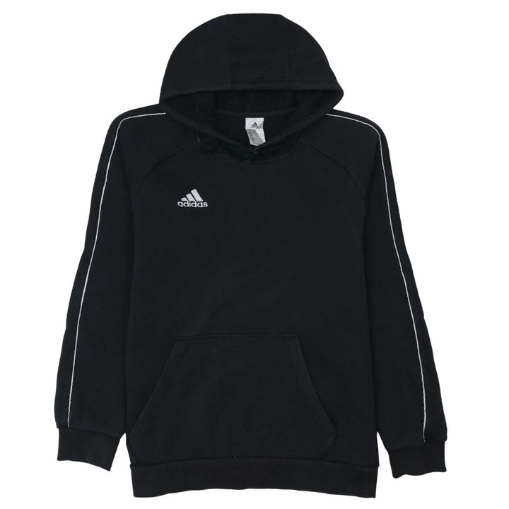Adidas Men's Black Pullover Hoodie M Sports Fleece Sweatshirt