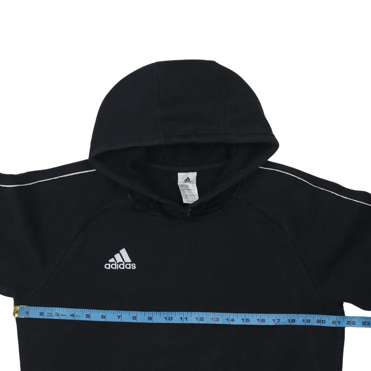 Adidas Men's Black Pullover Hoodie M Sports Fleece Sweatshirt
