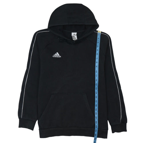 Adidas Men's Black Pullover Hoodie M Sports Fleece Sweatshirt