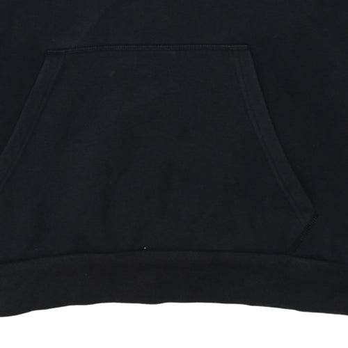 Adidas Men's Black Pullover Hoodie M Sports Fleece Sweatshirt
