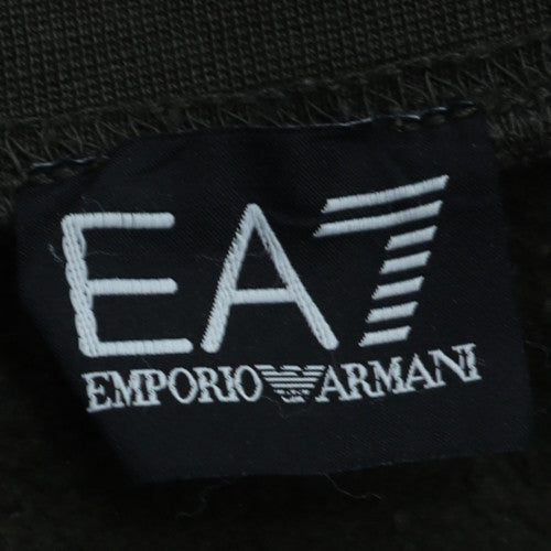 Emporio Armani EA7 Men's Black Crew Neck Sweatshirt M Classic Fit