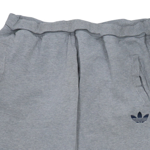 Adidas Women Grey XL Sweatpants Jogger Cotton Blend Casual Trousers