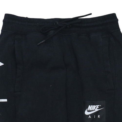 Nike Air Mens Black XS Jogger Sweatpants Casual Cotton Blend