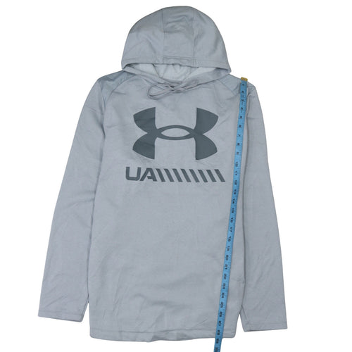 Under Armour Men's Grey XL Pullover Hoodie ColdGear Sportswear