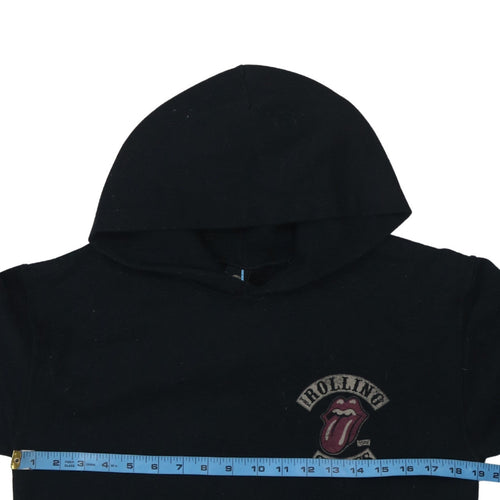 Gildan Men's Black Rolling Stones Pullover Hoodie Size S