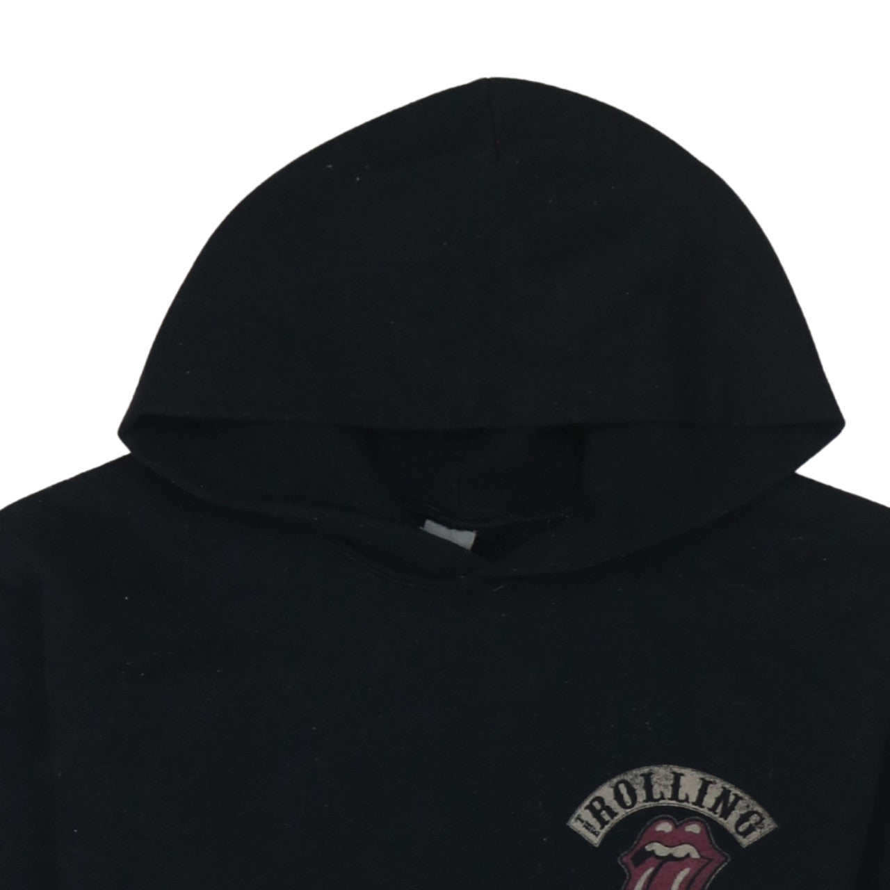 Gildan Men's Black Rolling Stones Pullover Hoodie Size S