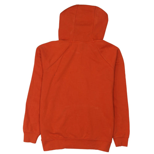 Nike Men's Orange Pullover Hoodie M Sports Logo Sweatshirt