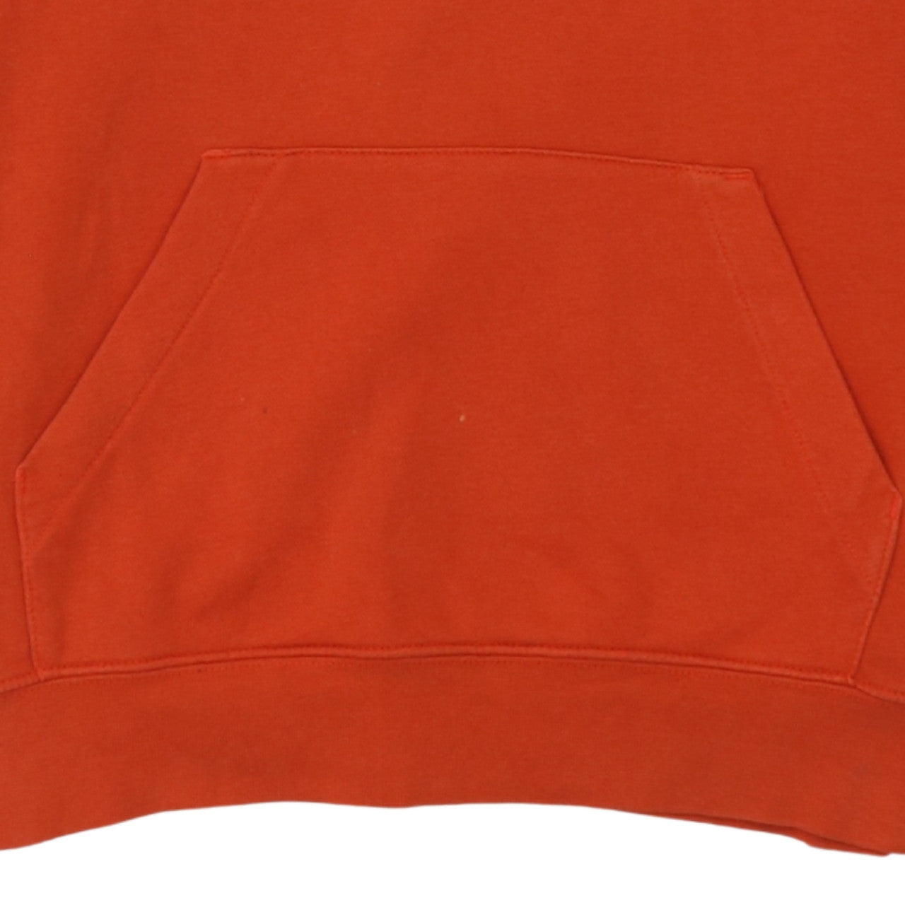 Nike Men's Orange Pullover Hoodie M Sports Logo Sweatshirt