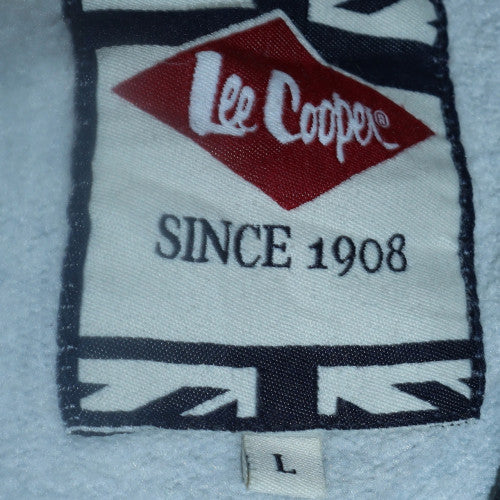 Lee Cooper Mens Blue Crew Neck Pullover Sweatshirt L