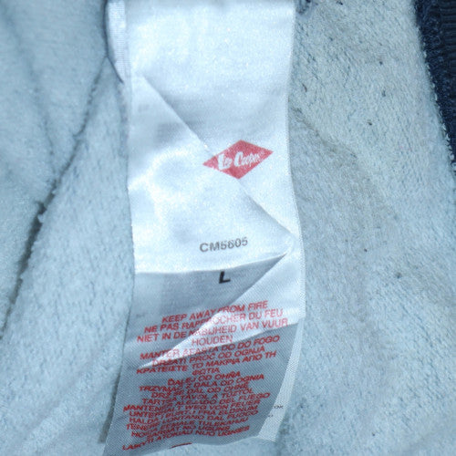Lee Cooper Mens Blue Crew Neck Pullover Sweatshirt L