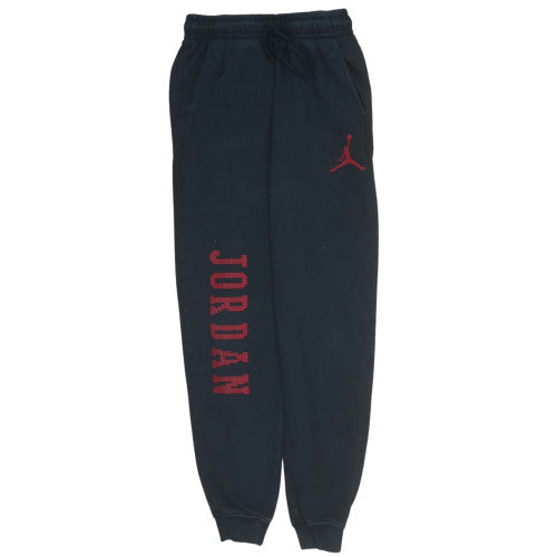 Jordan Mens Black Sweatpants Size M Regular Fit Elastic Waist