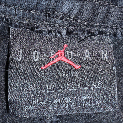 Jordan Mens Black Sweatpants Size M Regular Fit Elastic Waist