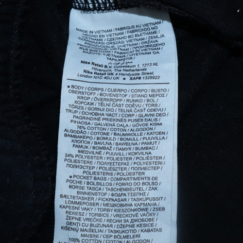 Jordan Mens Black Sweatpants Size M Regular Fit Elastic Waist