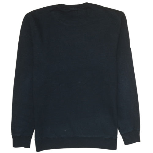 Vans Men's Black Logo Crew Neck Sweatshirt Size M