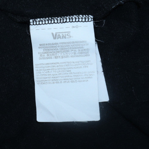 Vans Men's Black Logo Crew Neck Sweatshirt Size M
