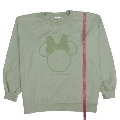 Disney Minnie Mouse Womens Green XXL Pullover Sweatshirt