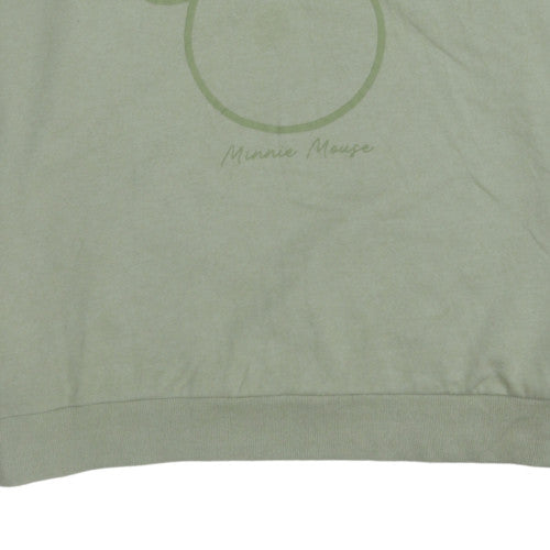 Disney Minnie Mouse Womens Green XXL Pullover Sweatshirt