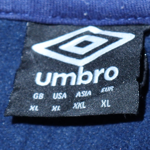Umbro Men Blue XL Pullover Sweatshirt West Ham United Foundation