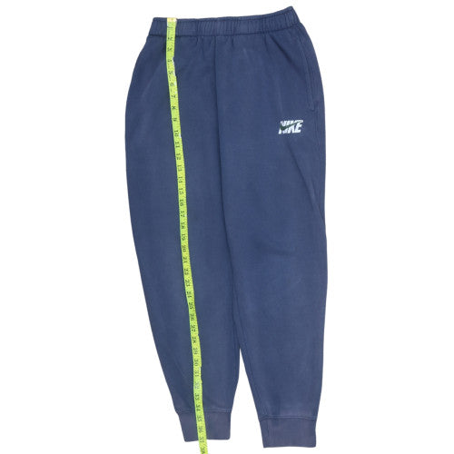 Nike Men's Blue Fleece Sweatpants Joggers Size S Regular Fit