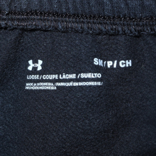Under Armour Men's Black Sweatpants S Relaxed Fit Fleece Trousers
