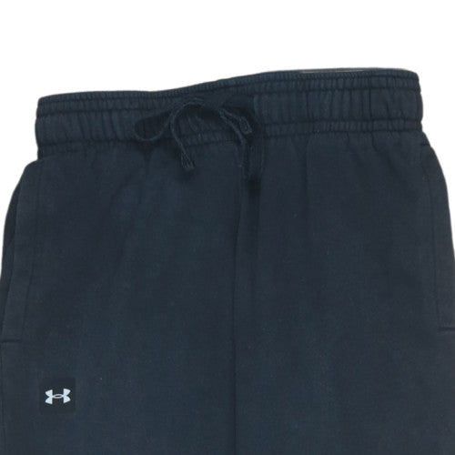 Under Armour Men's Black Sweatpants S Relaxed Fit Fleece Trousers