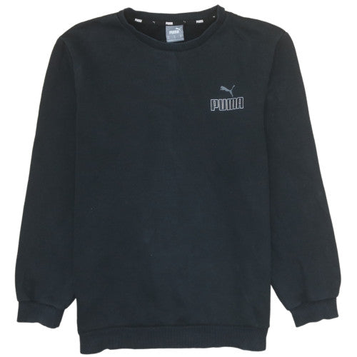 Puma Men's Black Crew Neck Pullover Sweatshirt Size M