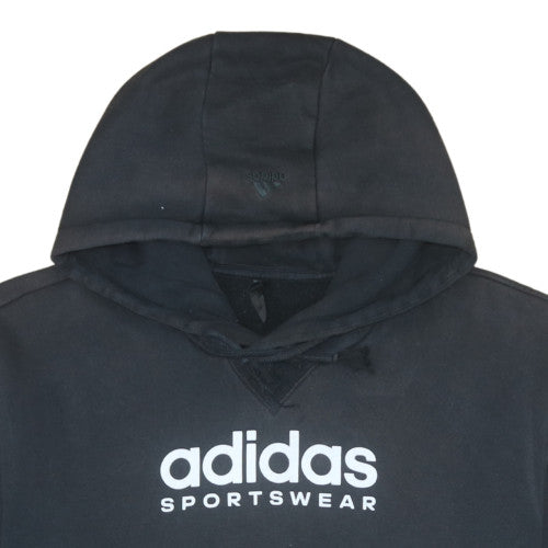 Adidas Men's Black Pullover Hoodie L Sportswear Fleece
